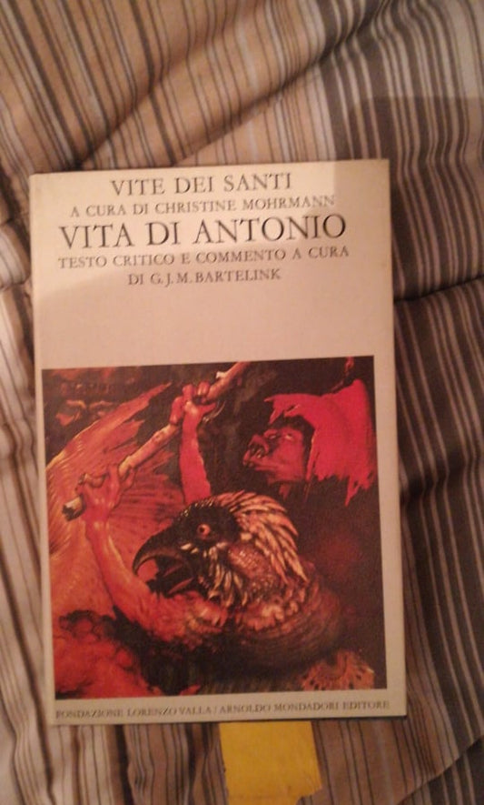 VITA DI ANTONIO testo critico e commento a cura di j.m.bartelink - copertina