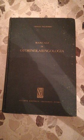 manuale di otoringologia - copertina