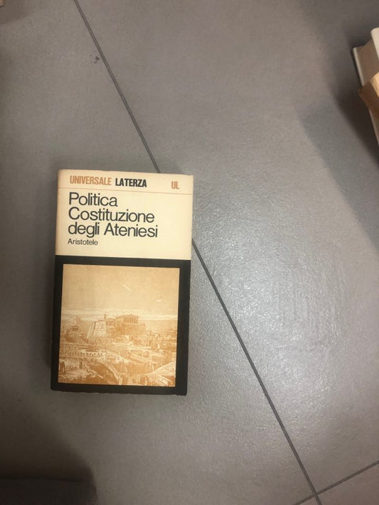 politica costituzione degli ateniesi aristotale - copertina