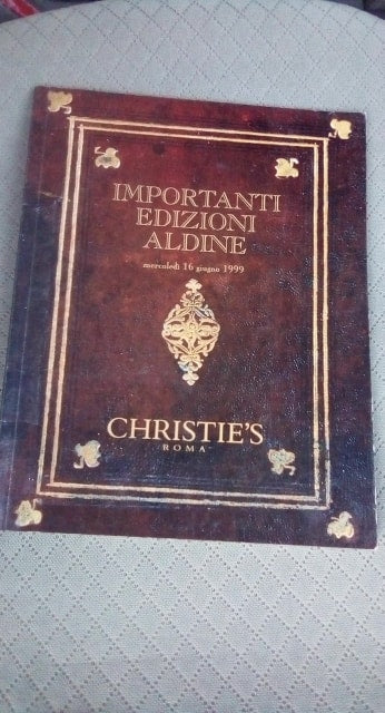 importanti edizioni aldine mercoledi 16 giugno 1999 - copertina
