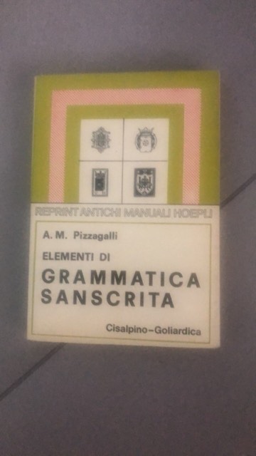 elementi di grammatica sanscrita - copertina