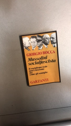 mussolini solcialfascista il socialismo reale non è fascismo ma come gli somiglia - copertina