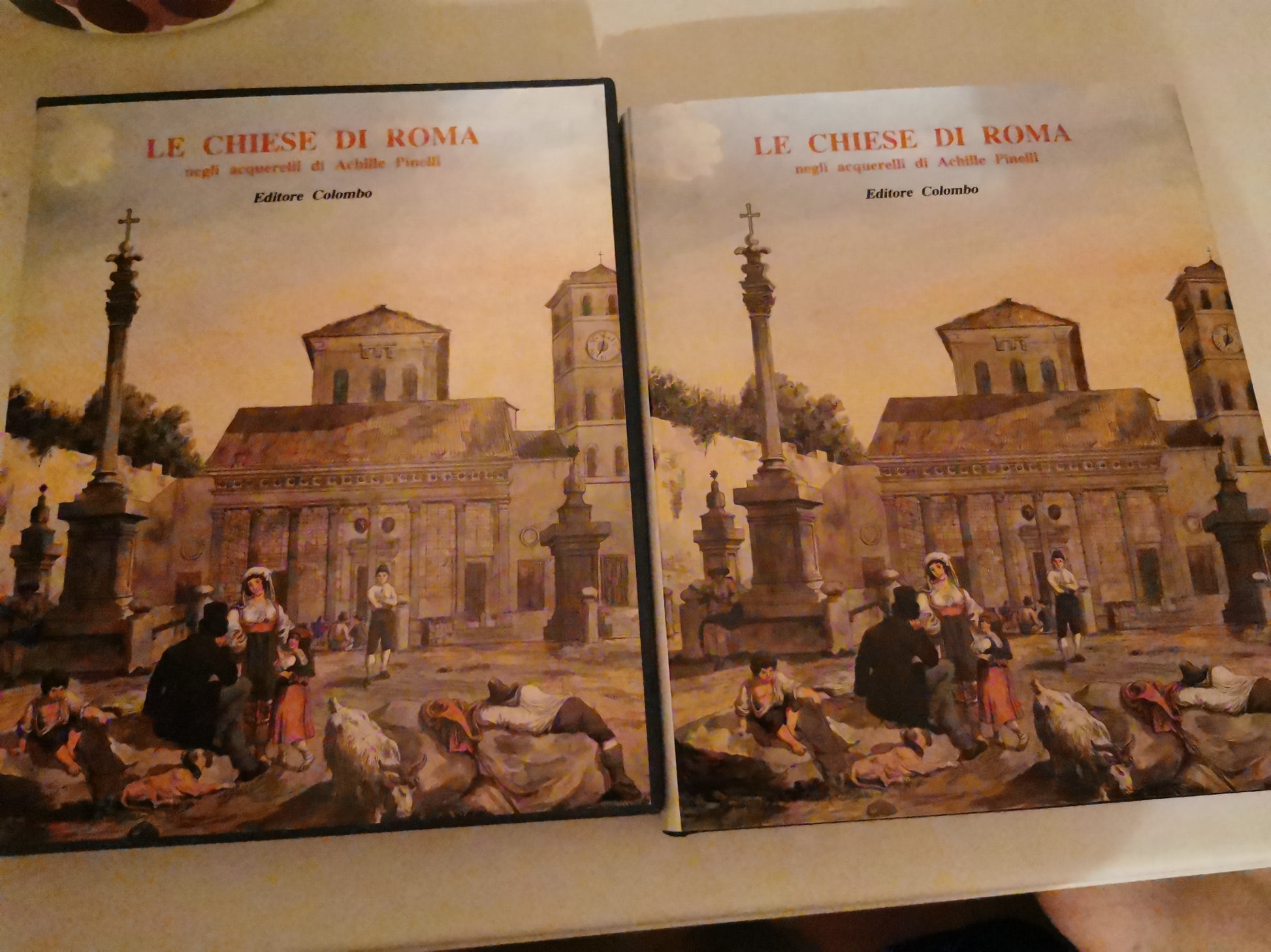 Le chiese di Roma negli acquerelli di Achille Pinelli - copertina