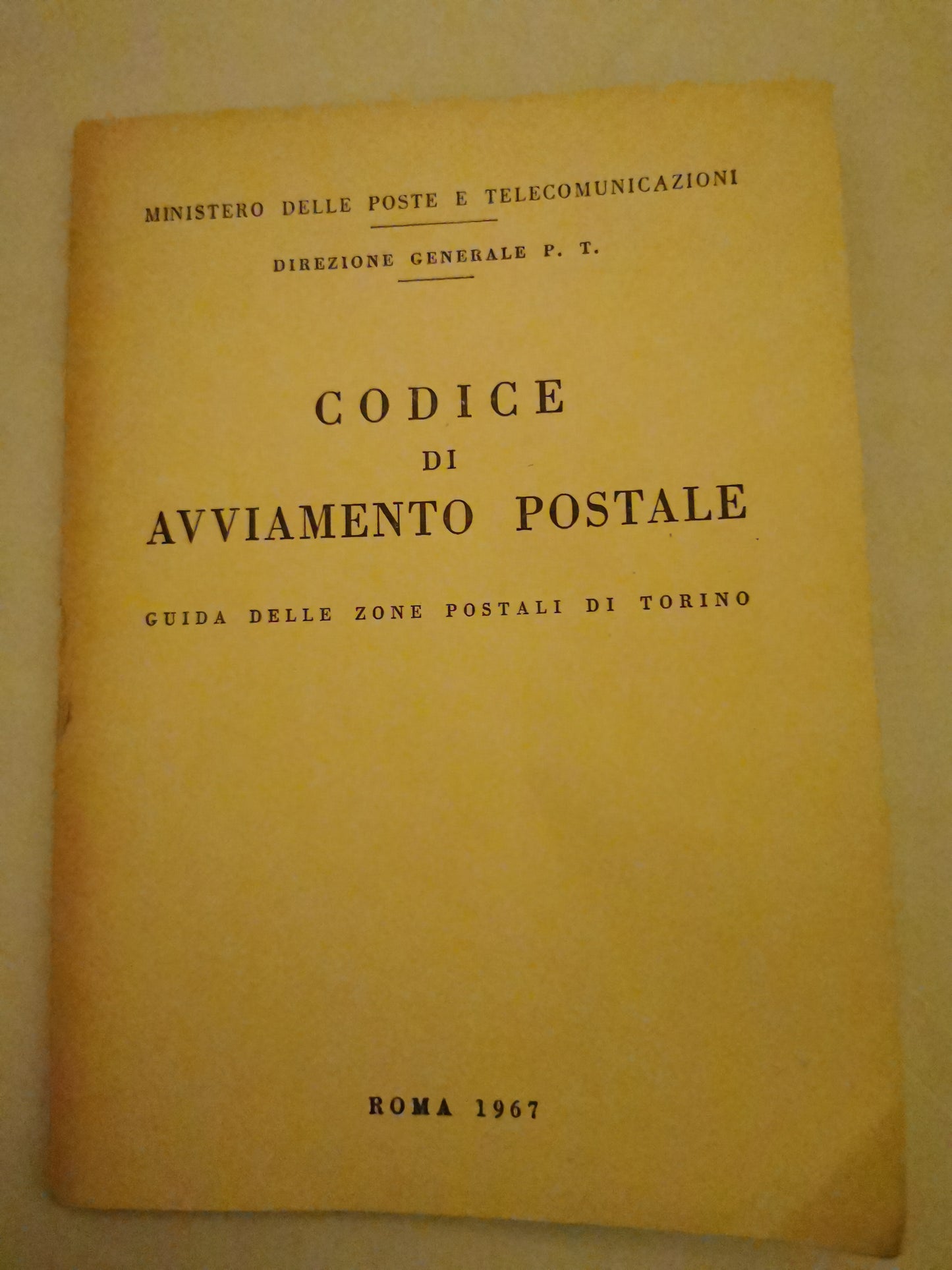 Codice di Avviamento Postale - copertina