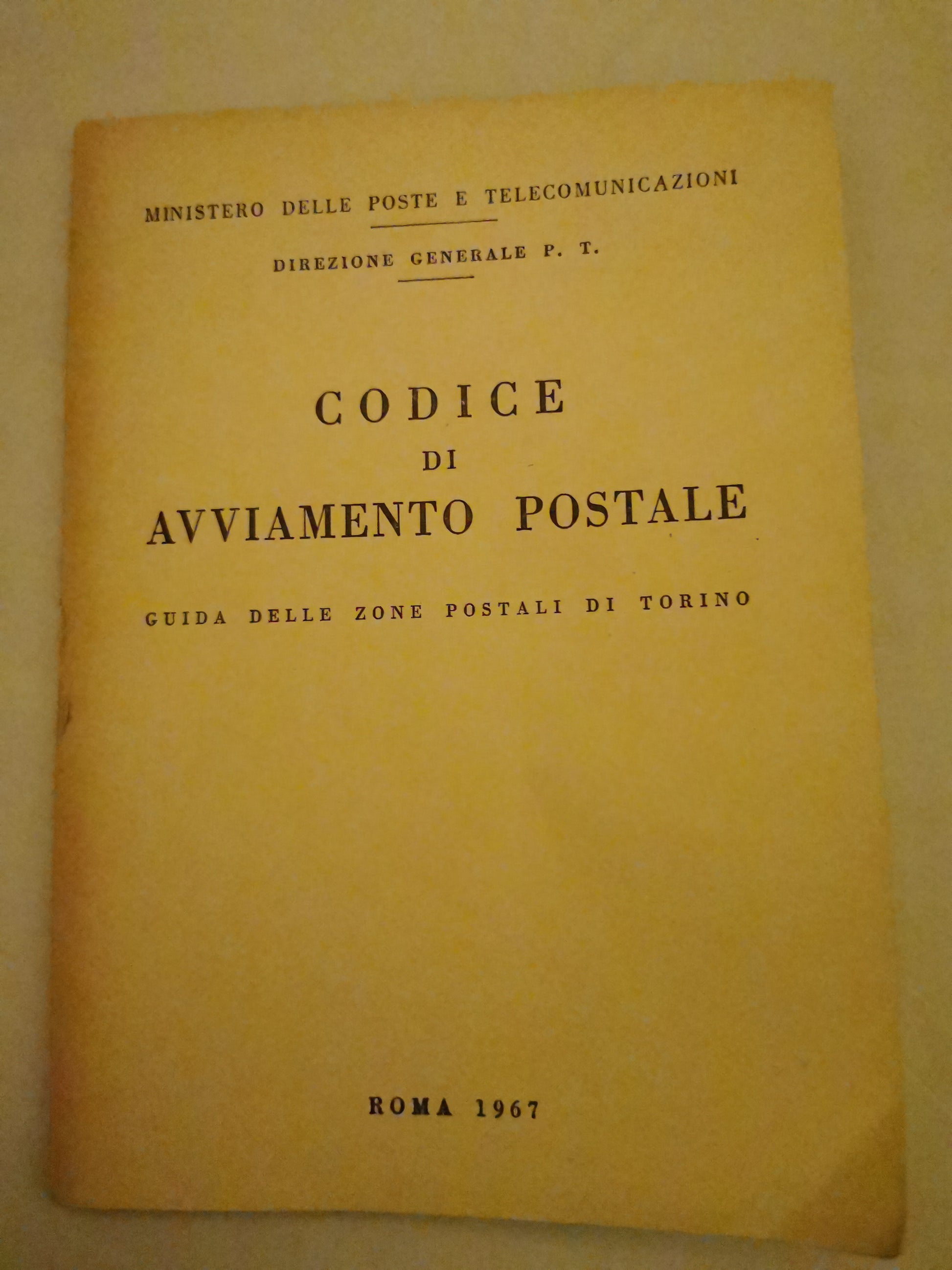 Codice di Avviamento Postale - copertina