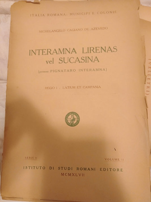 Interamna lirenas bel sucasina - copertina