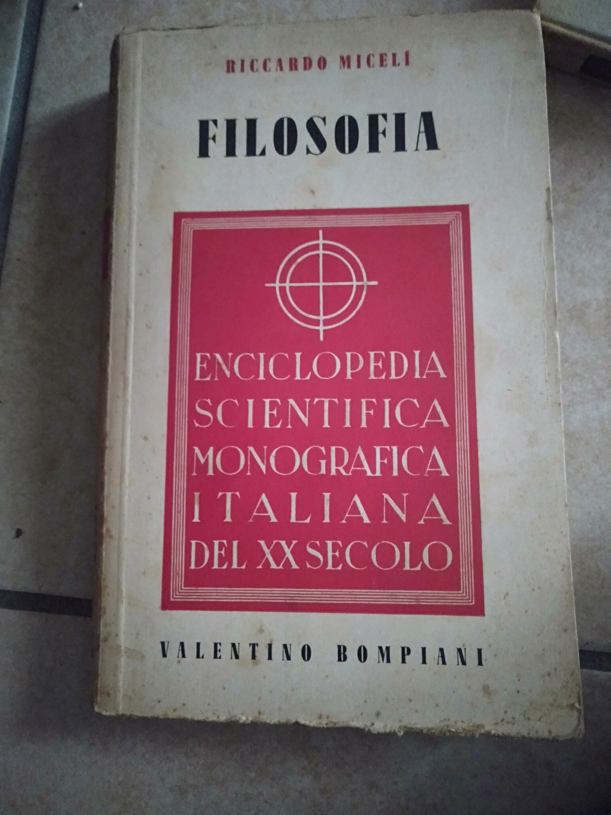 Enciclopedia scientifica monografica italiana del xxsecolo - copertina