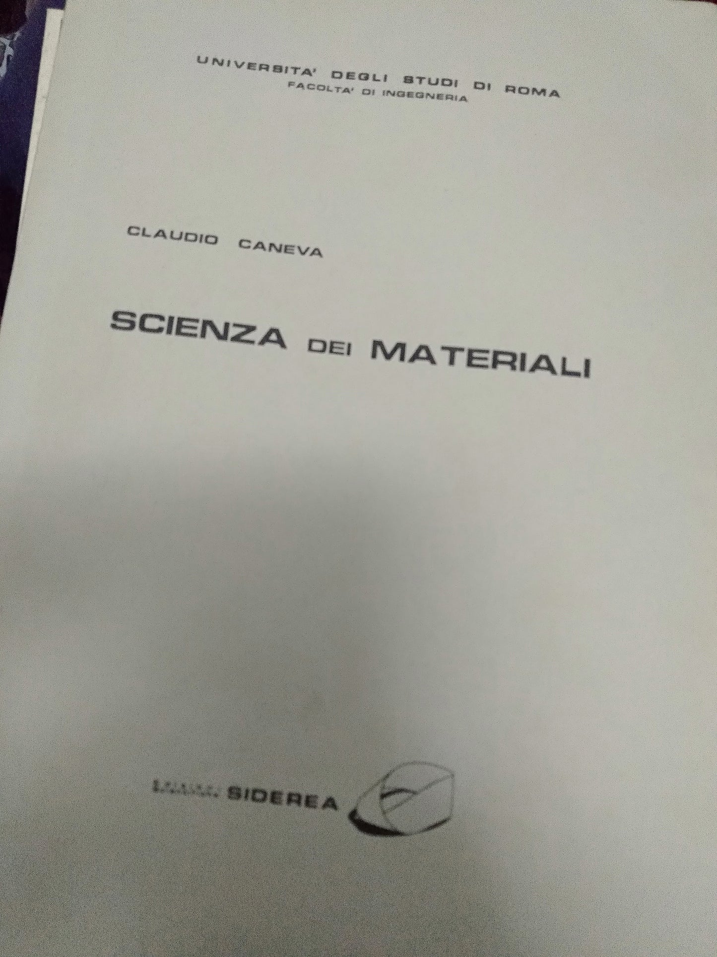 Scienza dei materiali - copertina