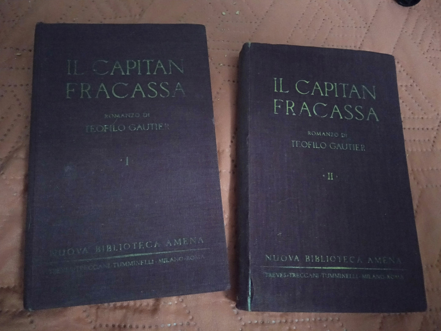 Il capitan fracassa romanzo 1-2 volume - copertina