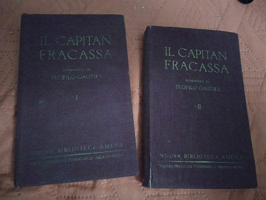Il capitan fracassa romanzo 1-2 volume - copertina