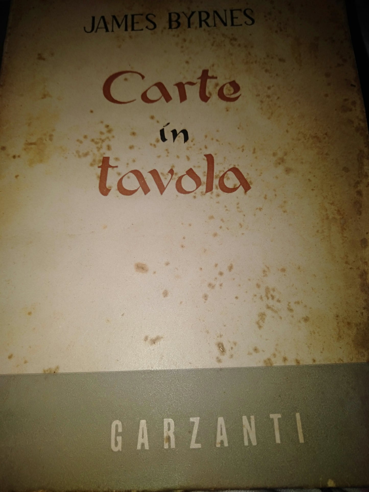 Carte in tavola - copertina
