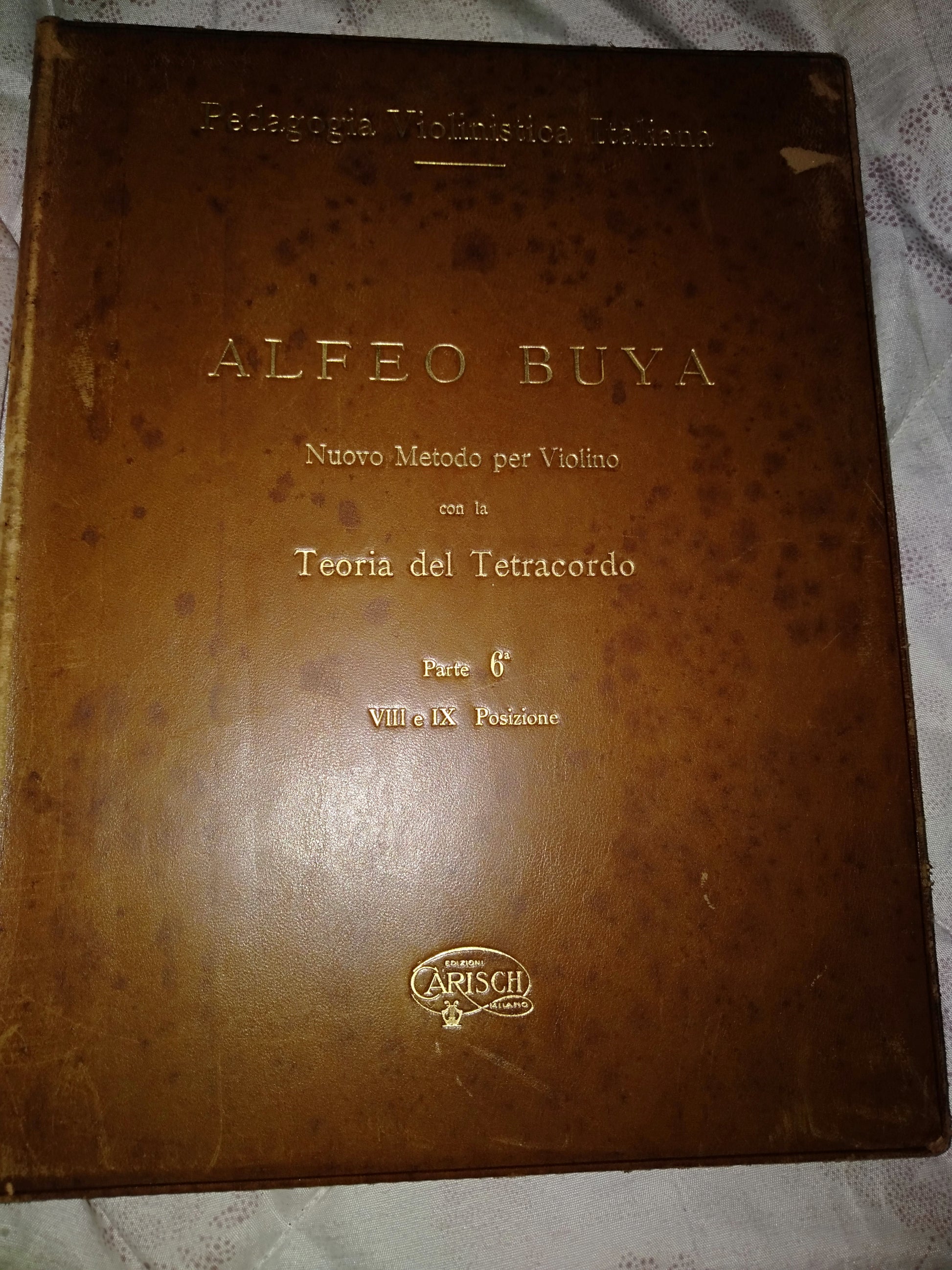 Nuovo metodo per violino con la teoria del tetracordo parte 6 VIII e IX posizione - copertina