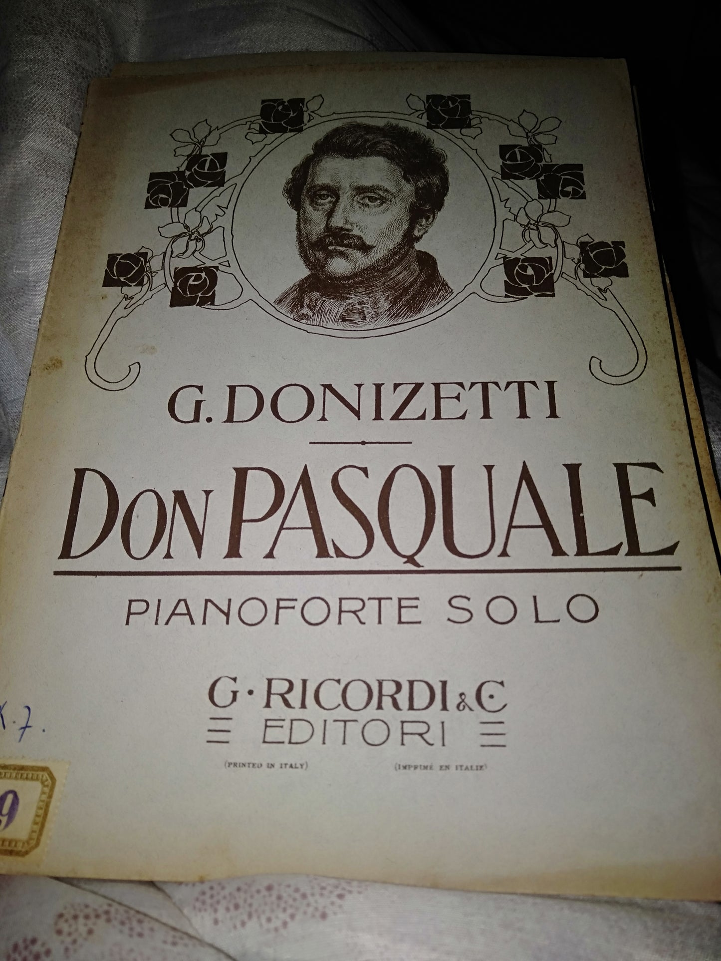 Don Pasquale pianoforte solo - copertina