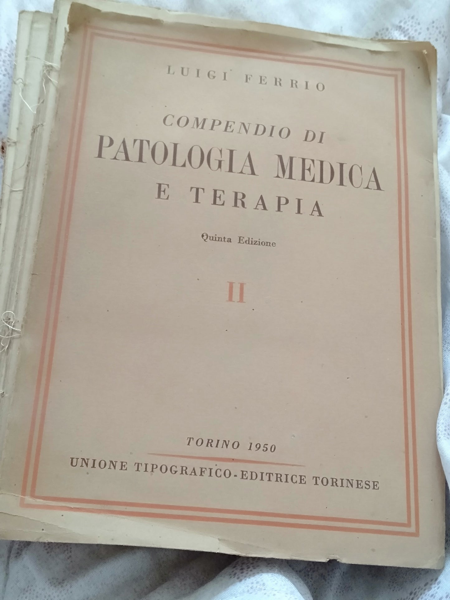 Compendio di patologia medica e terapia - copertina