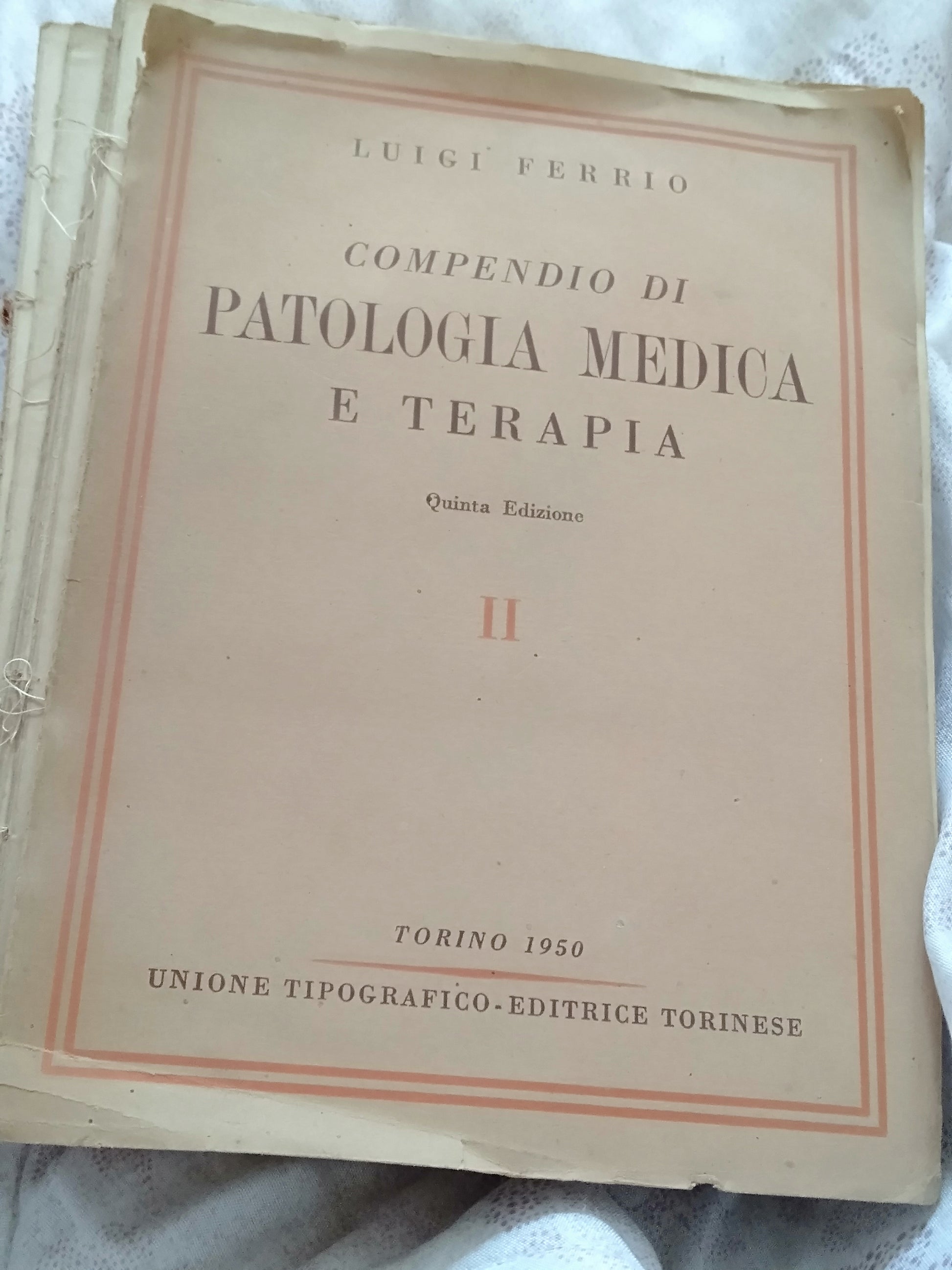 Compendio di patologia medica e terapia - copertina