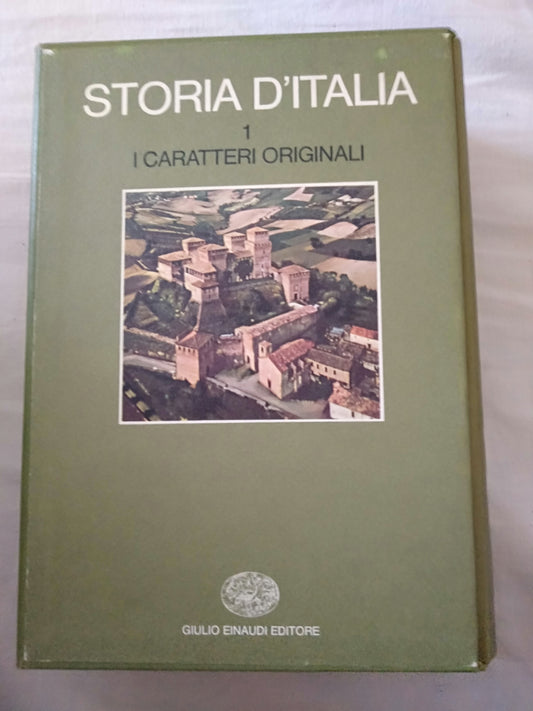 Storia d'Italia: i caratteri originali (volume 1) - copertina