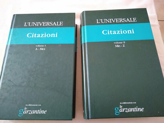 Citazioni vol 1 A-mez vol2 Min-Z - copertina