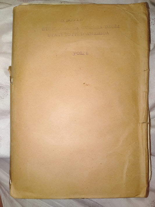 Storia della guerra dell' indipendenza degli Stati uniti d america vol.2 - copertina