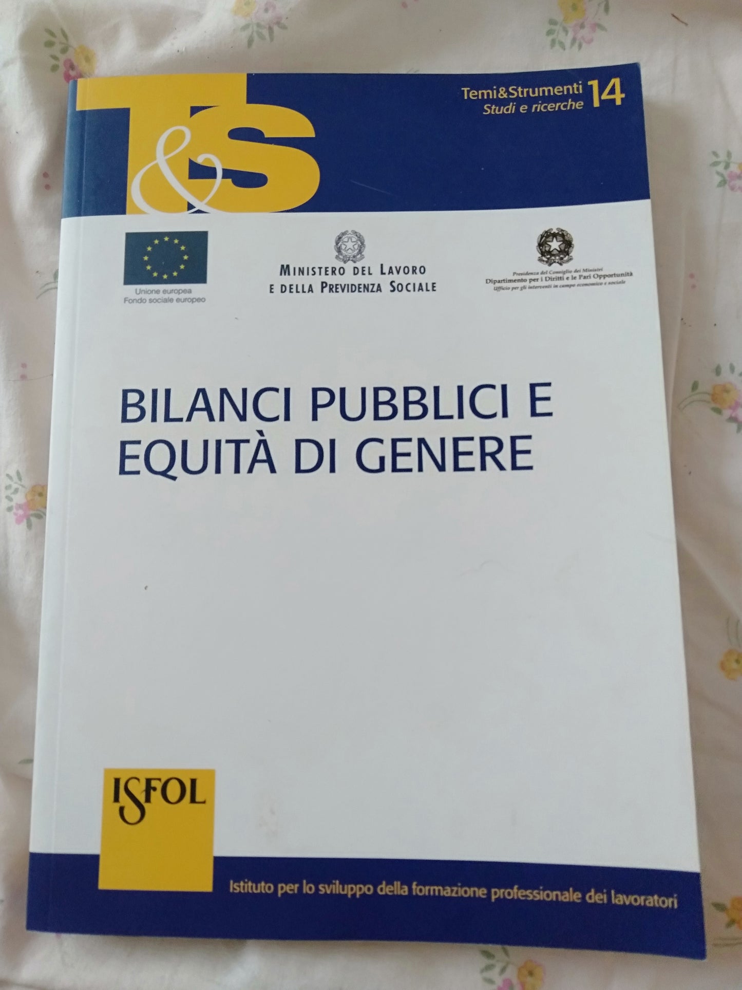 Bilanci pubblici e equità di genere - copertina