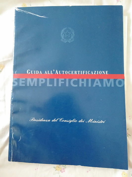 Guida alle autocertificazione semplifichiamo - copertina