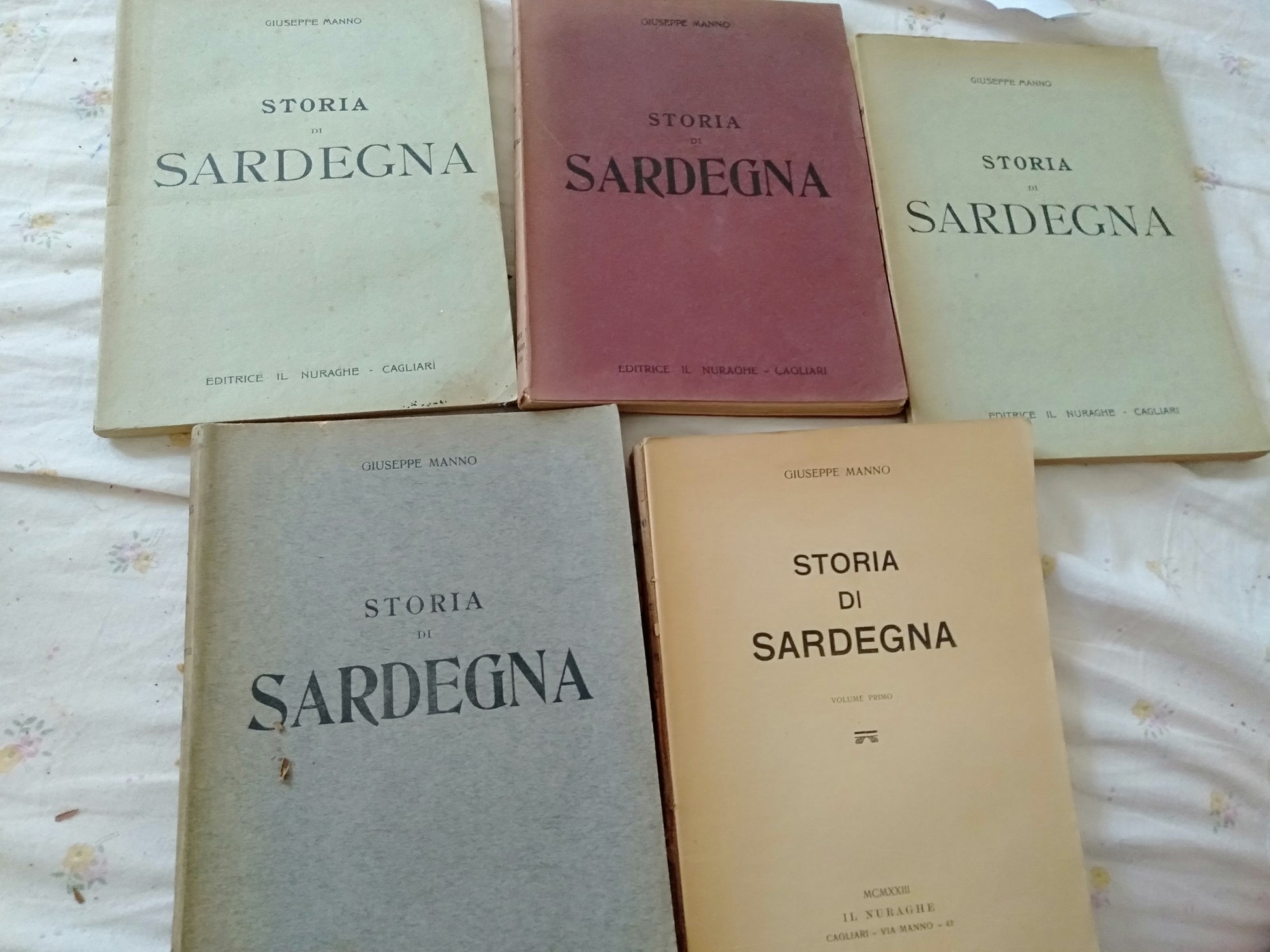 Storia di Sardegna vol 1-2-3-4-5 - copertina