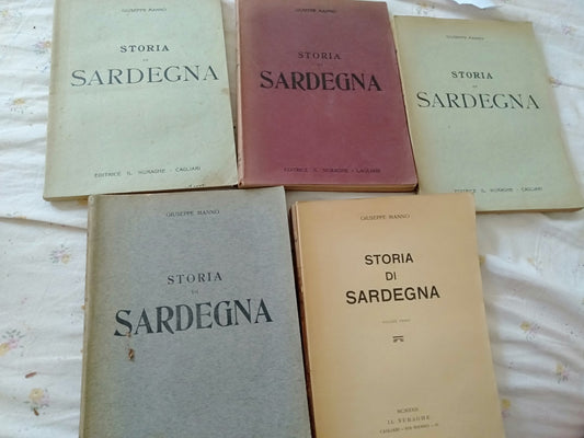 Storia di Sardegna vol 1-2-3-4-5 - copertina