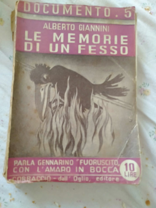 Le memorie di un fesso - copertina