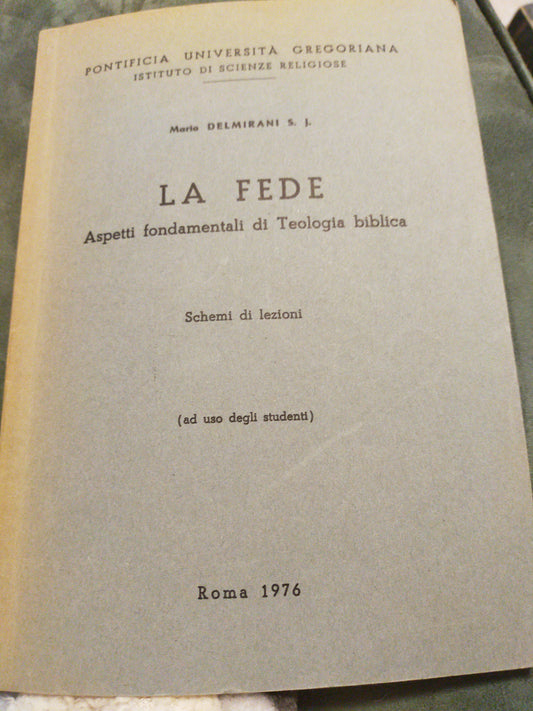 La fede fondamentali di teologia biblica - copertina
