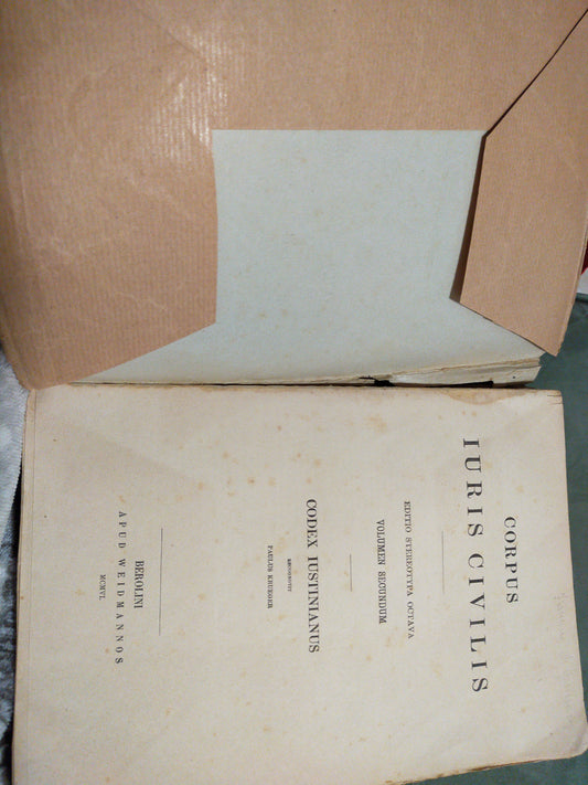 Corpus iuris civilis - copertina