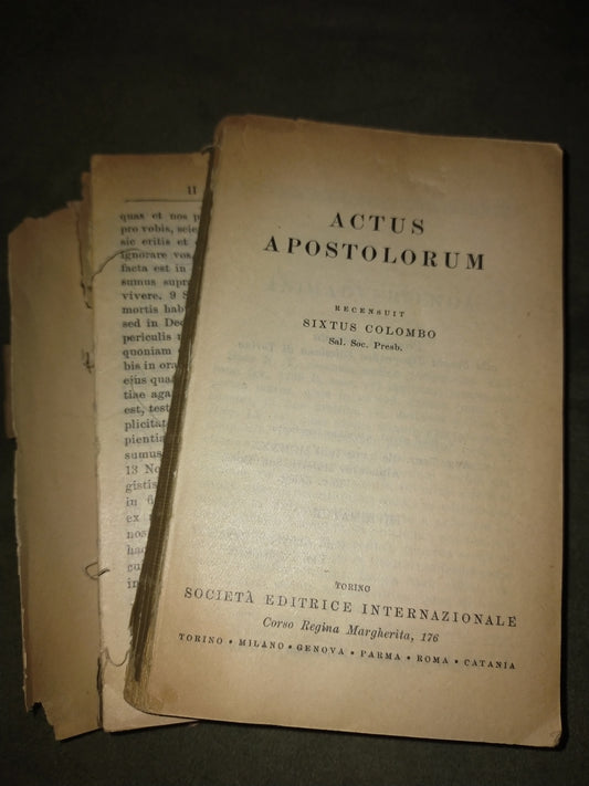 Actis apostolorum - copertina