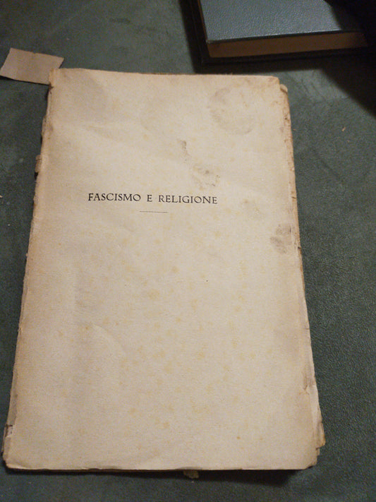 Fascismo e religione - copertina