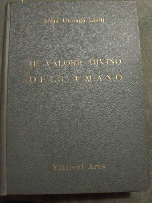 Il valore divino dell' umano - copertina