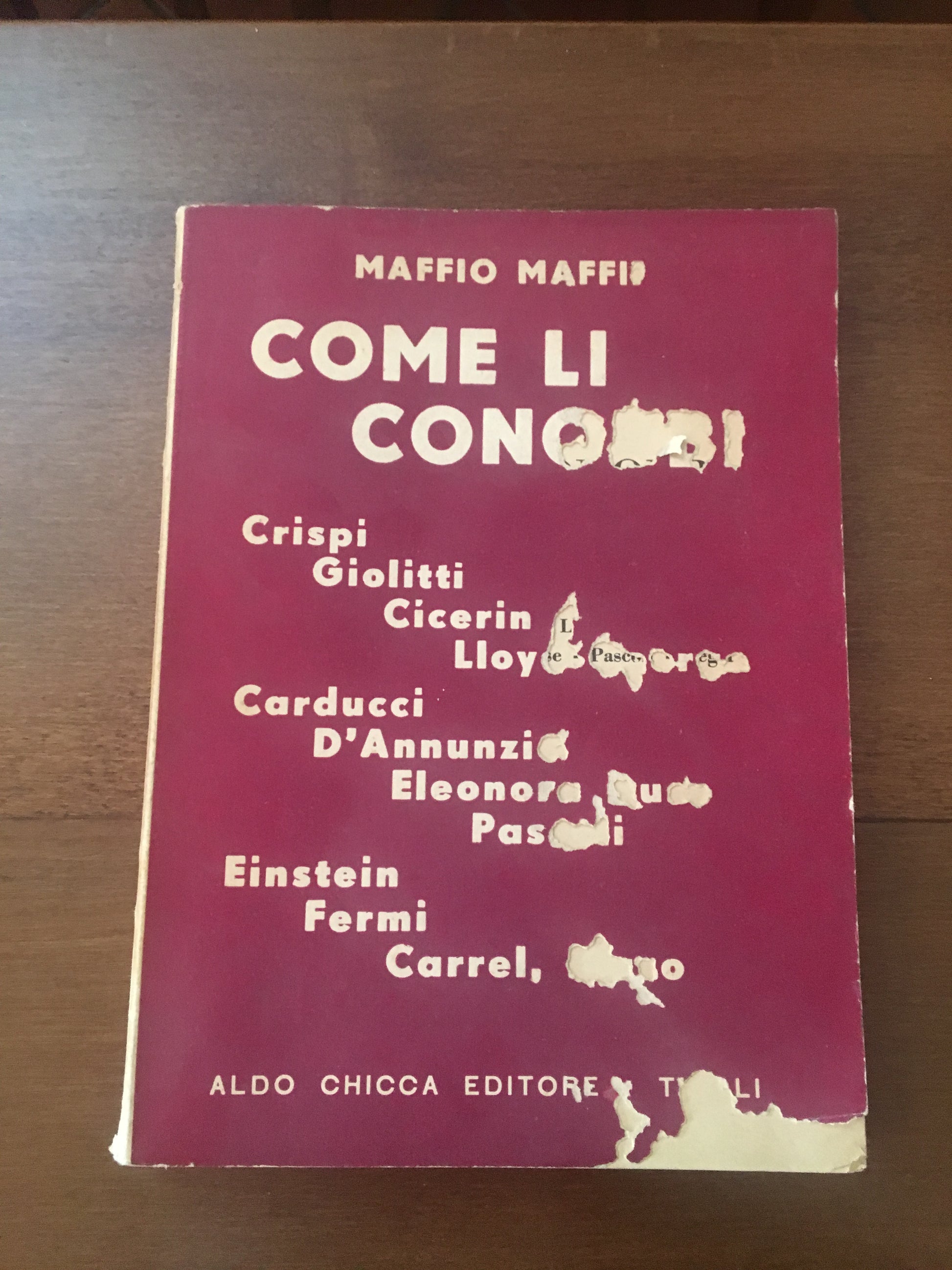 Come li conobbi - copertina