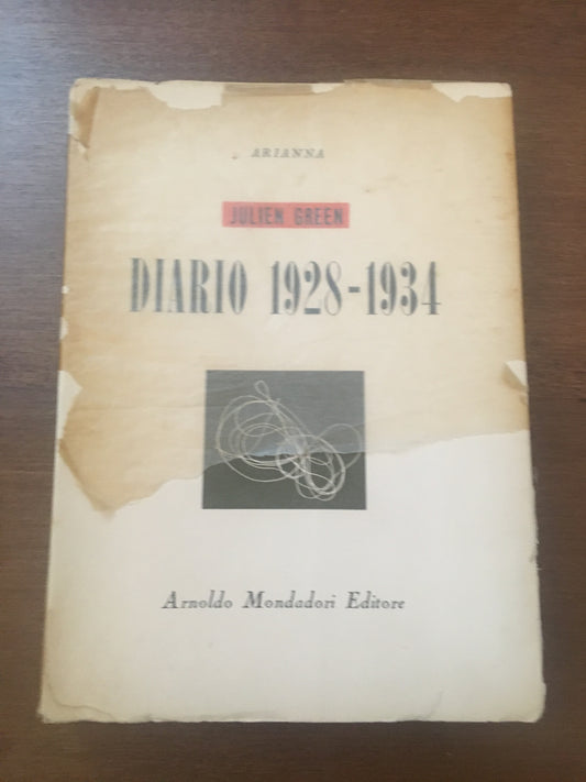 Diario 1928-1934 - copertina