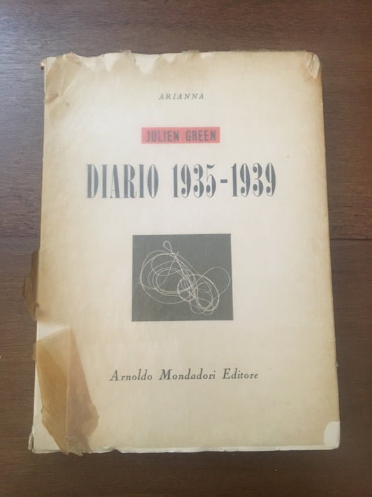 Diario 1935-1939 - copertina