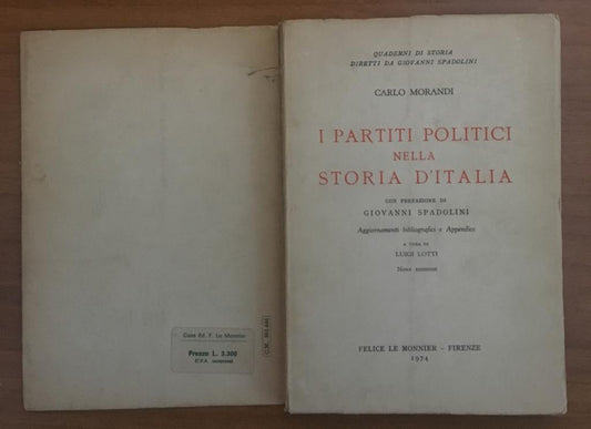 I partiti politici nella storia d'Italia - copertina