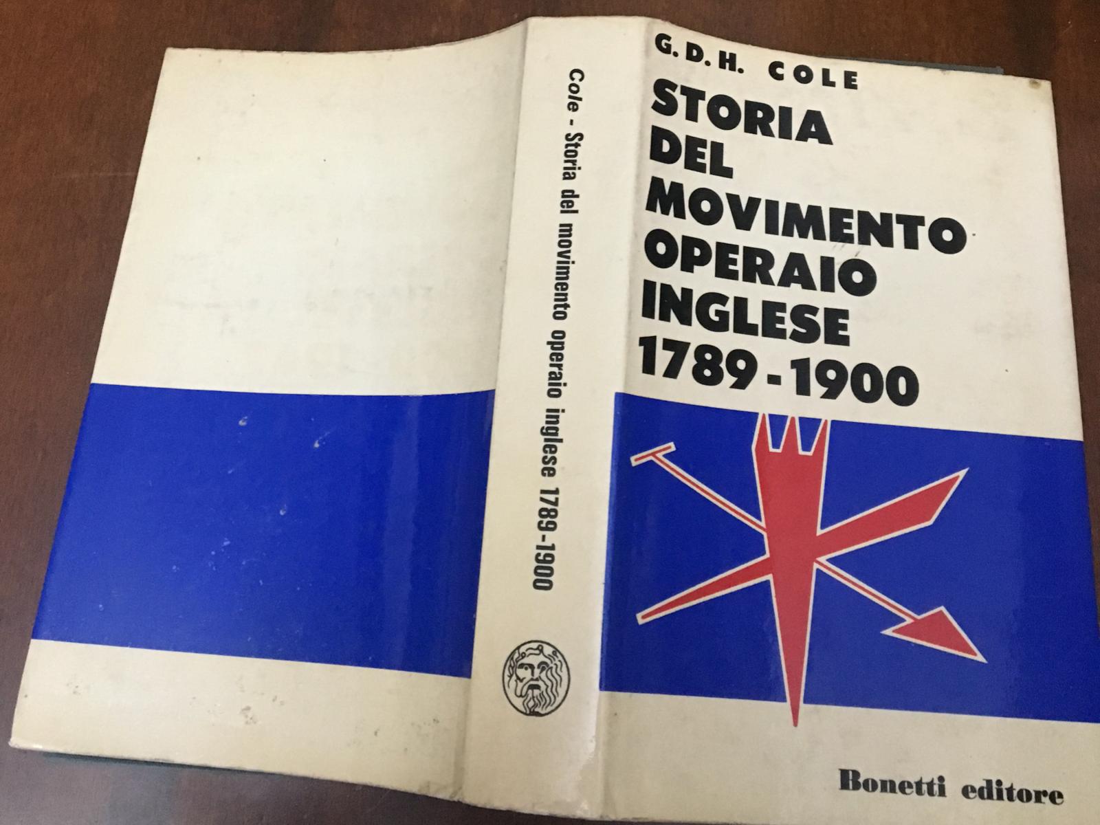 Storia del movimento operaio inglese 1789-1900 - copertina