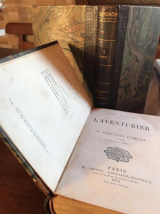 L'aventurier: Un amour républicain. Un duel sous l'empire. I. II - copertina