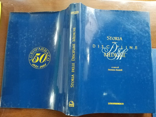 Storia delle discipline mediche - copertina