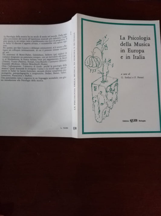 La psicologia della musica in Europa e in Italia - copertina