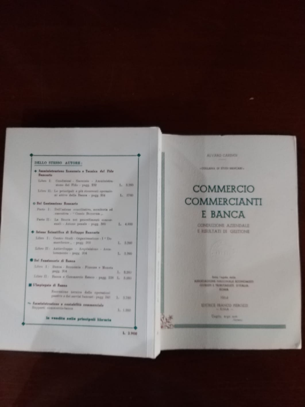 Commercio commercianti e banca - copertina