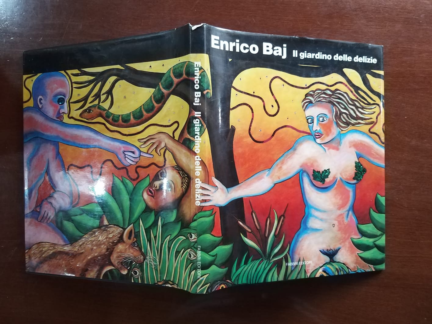 Enrico Baj Il giardino delle delizie - copertina