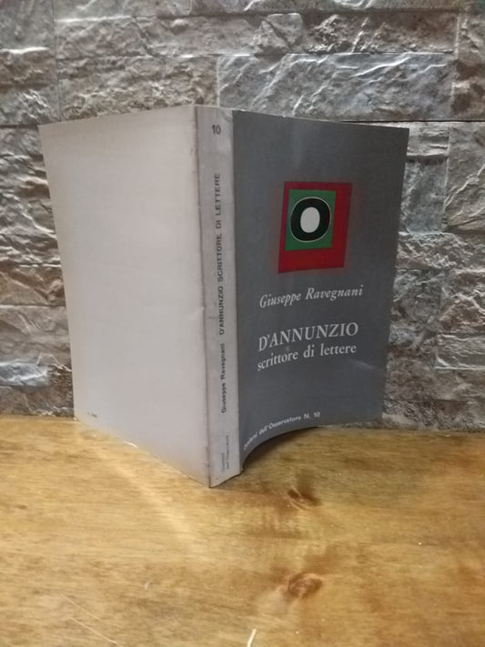 D'annunzio scrittore di lettere - copertina