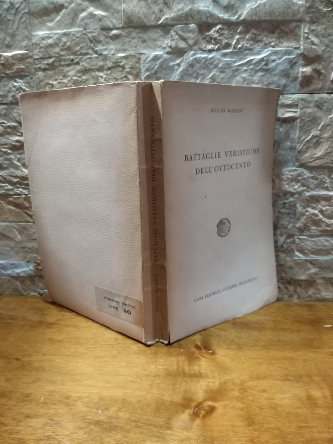 Battaglie veristiche dell'Ottocento - copertina