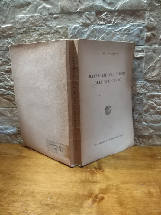 Battaglie veristiche dell'Ottocento - copertina