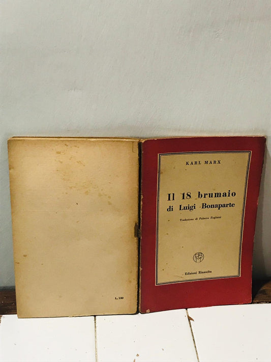 Il 18 brumaio di Luigi Bonaparte - copertina