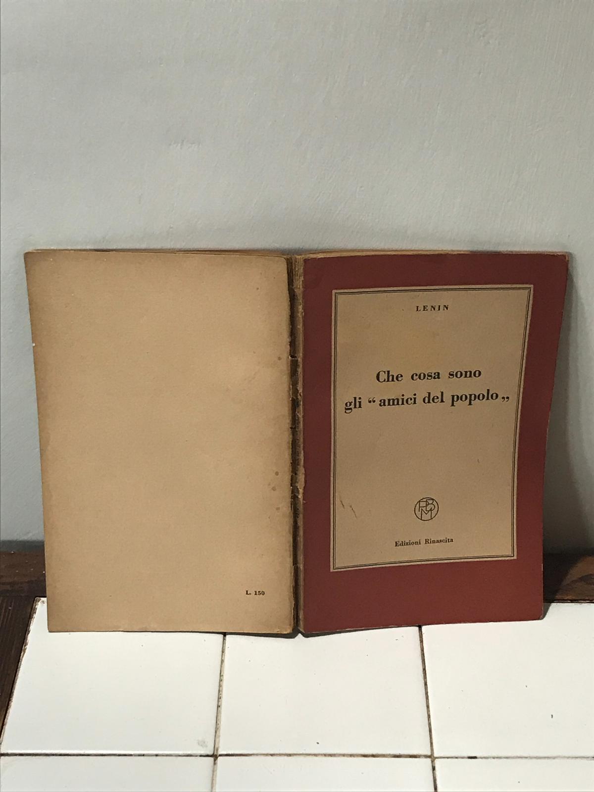 Che cosa sono gli "amici del popolo" - copertina