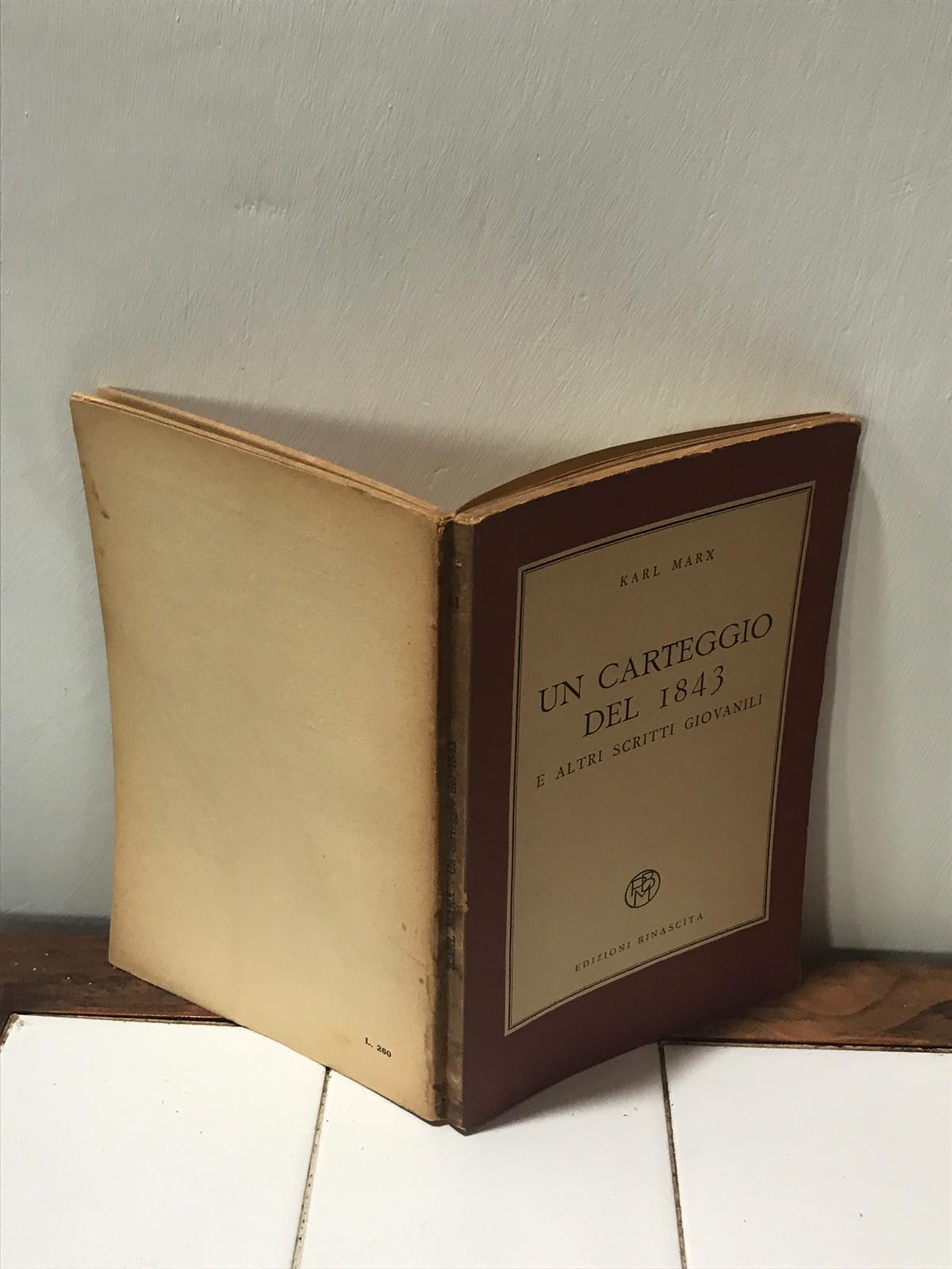 Un carteggio del 1843 - copertina