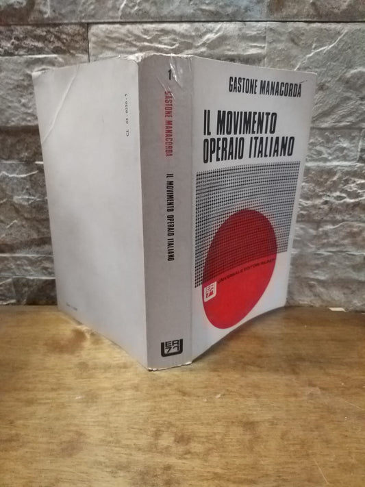 Il movimento operaio italiano - copertina