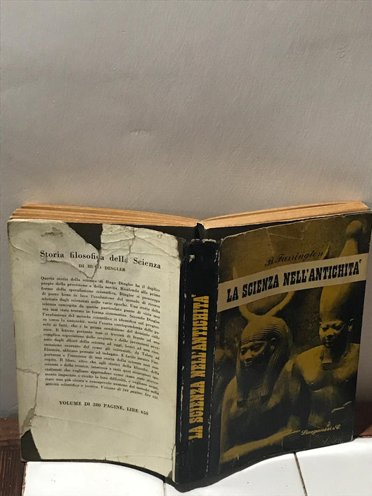 Scienza nell'antichita' - copertina